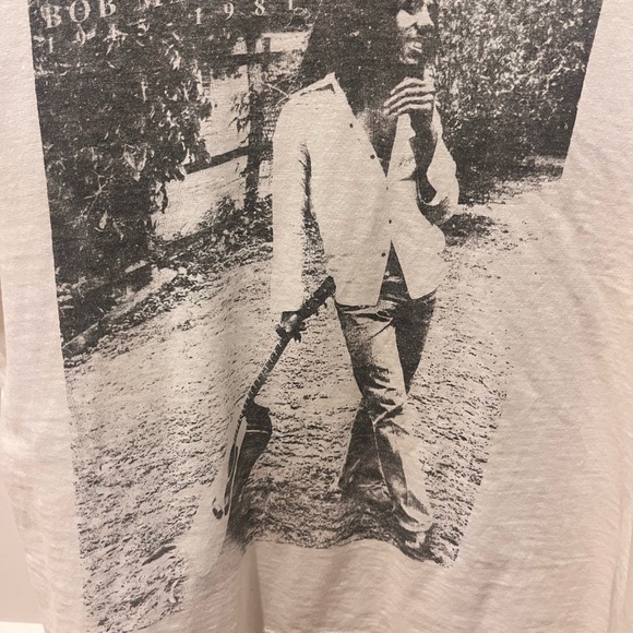 Vintage 80s Bob Marley tshirt - Picture 3 of 5